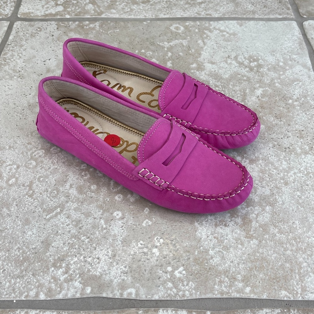 Sam Edelman Magenta Driving Mocs